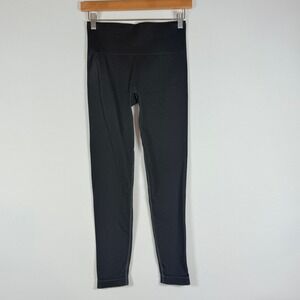 Spanx Look At Me‎ Now Medium Seamless Leggings Grey Athleisure Workout Athletic